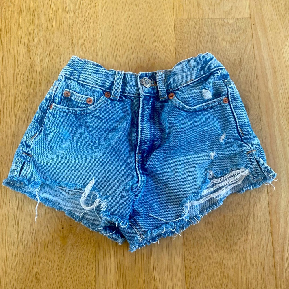 Zara denim shorts
